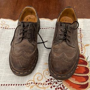 Brown leather oxfords- Dr.Marten